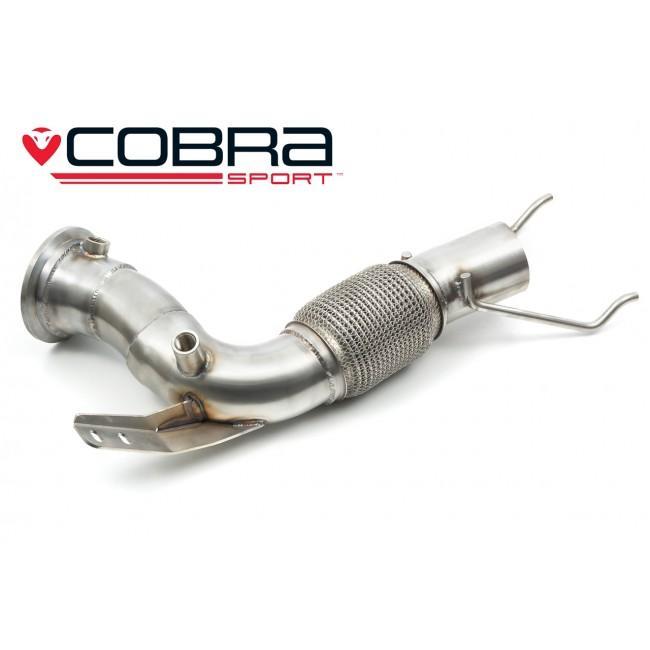 Cobra Sport Mini (Mk3) Clubman Cooper S (F54) Sports Cat / De-Cat Downpipe Performance Exhaust - Wayside Performance 