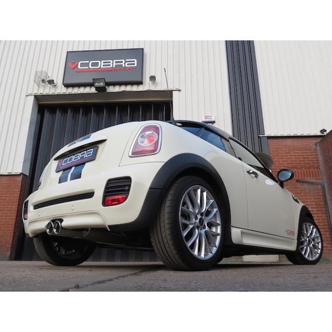 Cobra Sport Mini (Mk2) Cooper S / JCW (R58) Coupe Cat Back Performance Exhaust - Wayside Performance 