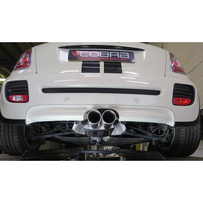 Cobra Sport Mini (Mk2) Cooper S / JCW (R58) Coupe Cat Back Performance Exhaust - Wayside Performance 