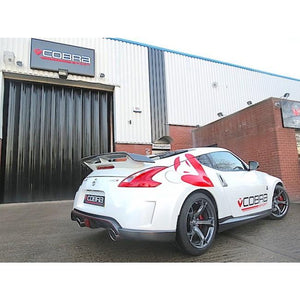 Cobra Sport Nissan 370Z Cat Back Performance Exhaust (Y-Pipe, Centre and Rear Sections) - Wayside Performance 