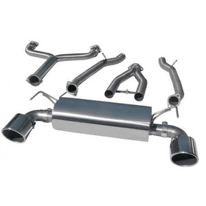 Cobra Sport Nissan 370Z Cat Back Performance Exhaust (Y-Pipe, Centre and Rear Sections) - Wayside Performance 