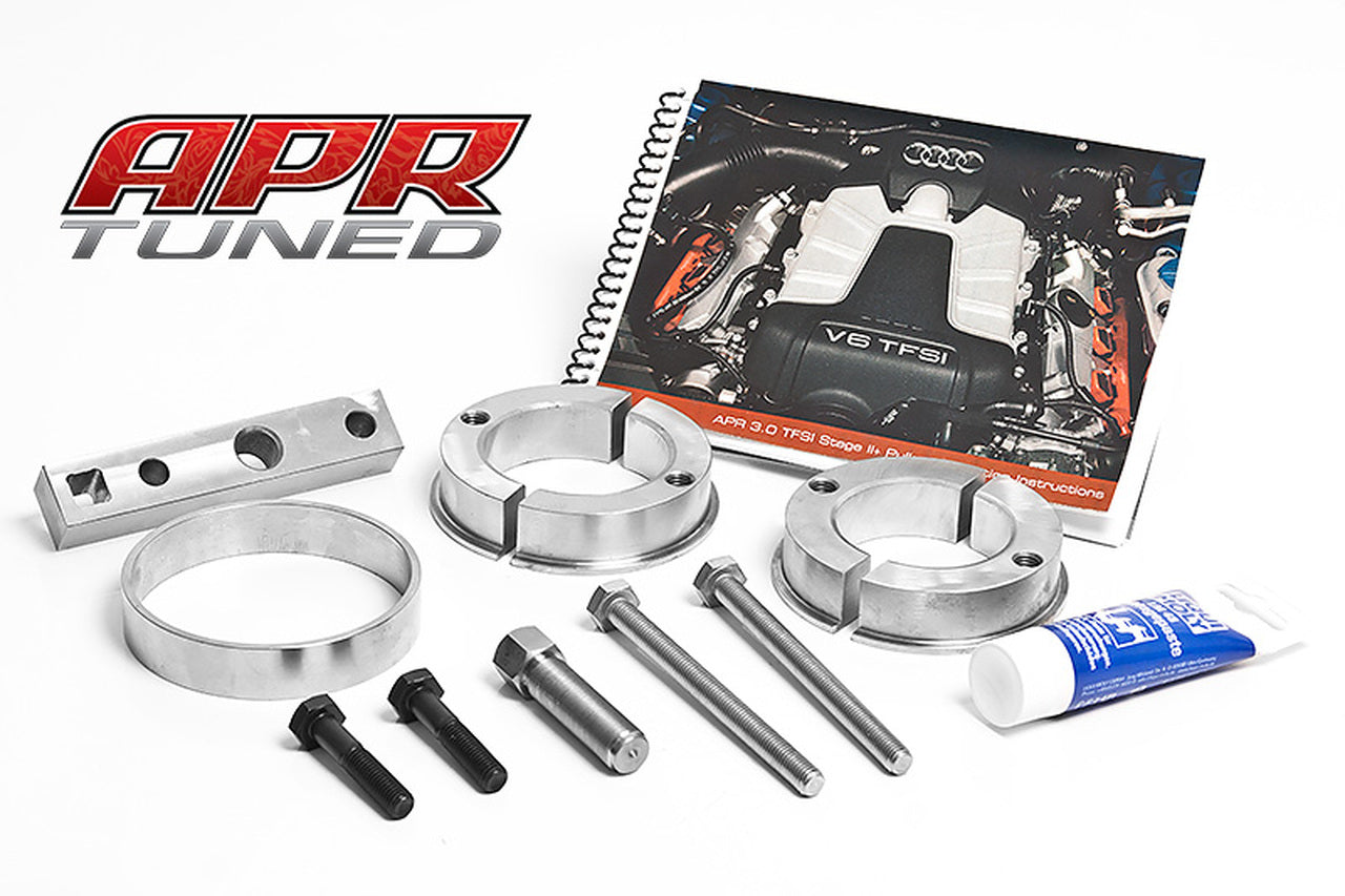 APR Stage 2+ Supercharger Pulley Install Kit - Audi S4 3.0TFSI - Wayside Performance 