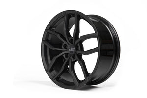 Racingline R360 8.5J x 19inch Alloy Wheels - Gloss Black - Wayside Performance 