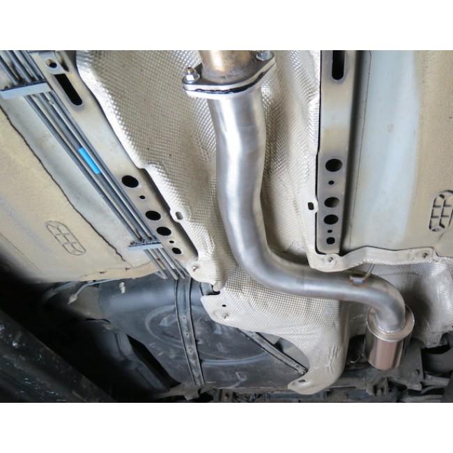 Cobra Sport Ford Focus ST 225 (Mk2) Venom Box Delete Cat Back Race Tube Performance Exhaust - Wayside Performance 