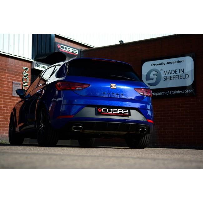 Cobra Sport Seat Leon Cupra 290/300 (GPF) (18-20) Resonator Delete Performance Exhaust - Wayside Performance 