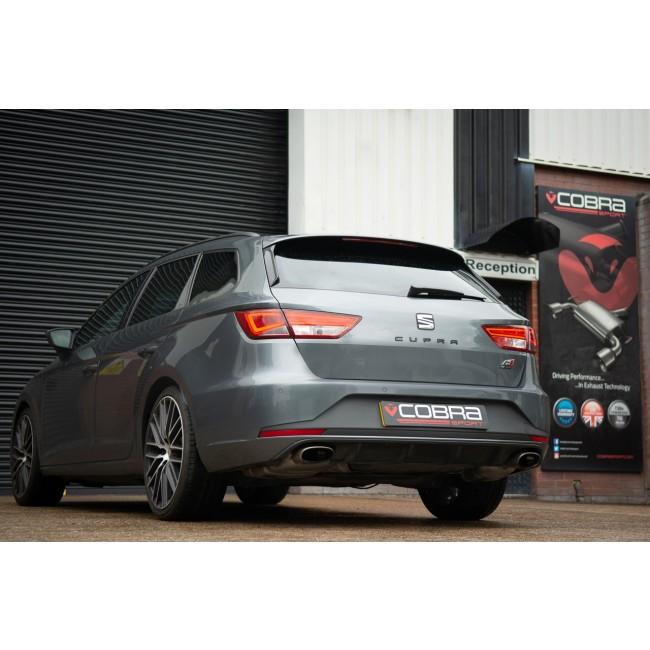 Cobra Sport Seat Leon Cupra ST 280/290 Estate (14-18) Resonator Delete Performance Exhaust - Wayside Performance 