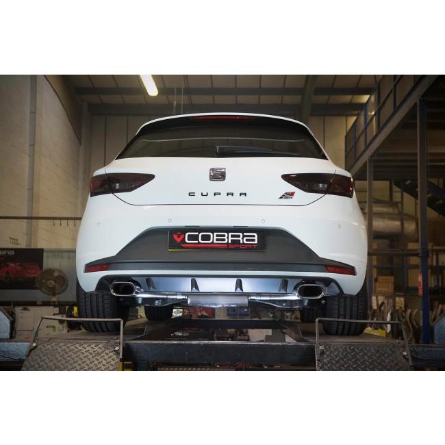 Cobra Sport Seat Leon Cupra 280/290/300 (14-18) (Pre-GPF) Cat Back Performance Exhaust - Wayside Performance 