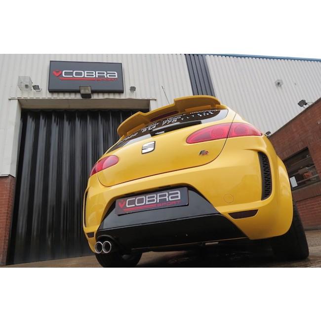 Cobra Sport Seat Leon FR Mk2 1P 2.0 TFSI (06-13) Turbo Back Performance Exhaust - Wayside Performance 