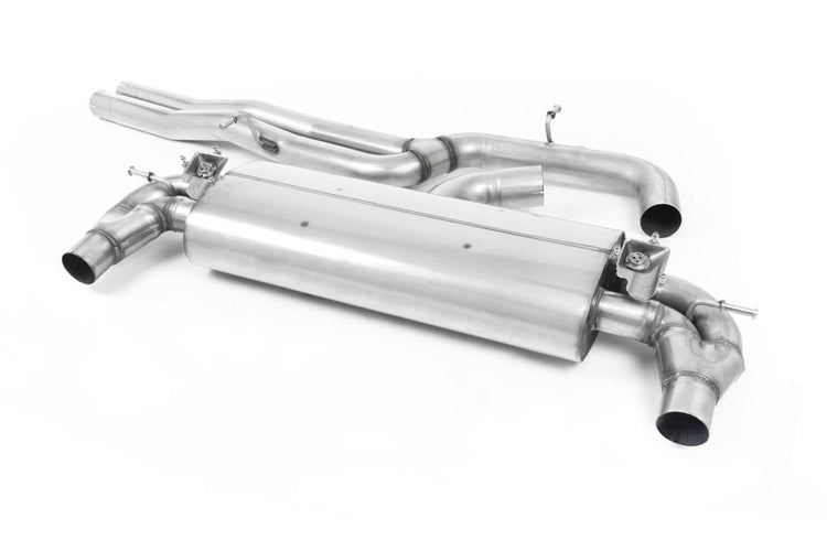 Milltek Cat Back Non-Resonated with Titanium Oval Trims - TT Mk3 - TTRS 2.5TFSI Quattro (OPF/GPF Models) - Wayside Performance 