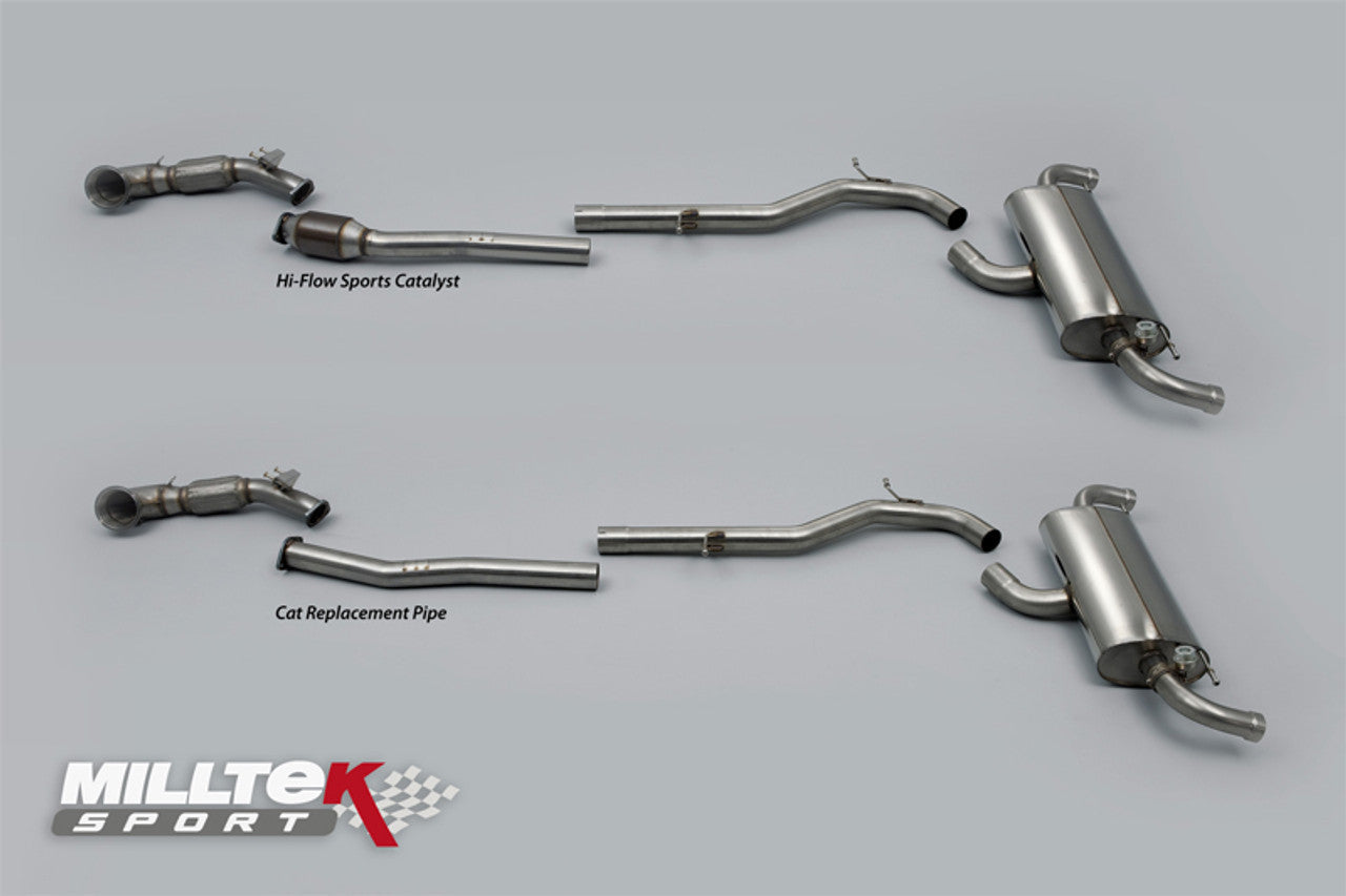 Milltek Turbo-back Full System Options - Audi TT RS (8J) - Wayside Performance 