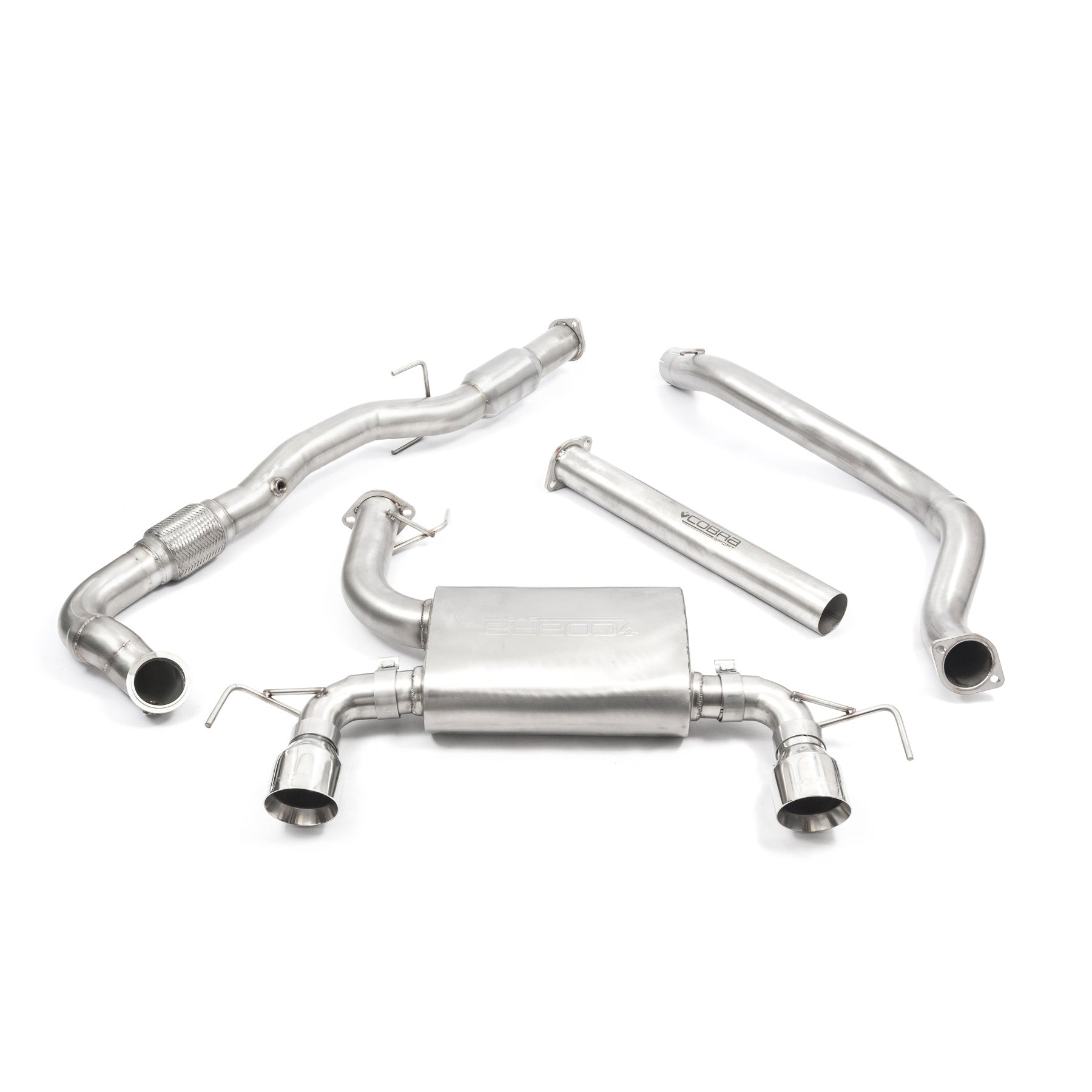 Vauxhall Corsa D VXR Nurburgring (10-14) Turbo Back Performance Exhaust - Wayside Performance 