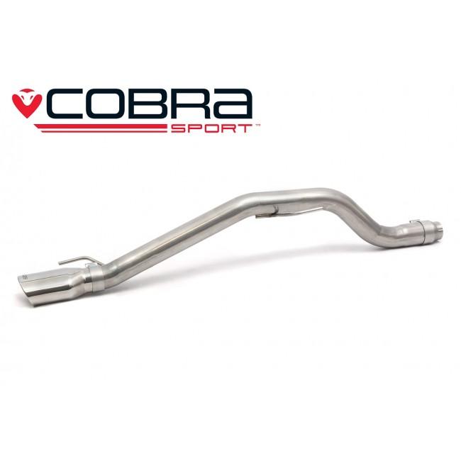 Cobra Sport Vauxhall Corsa E 1.0 Turbo (15-19) Venom Box Delete Rear Performance Exhaust - Wayside Performance 