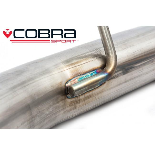 Cobra Sport Vauxhall Corsa E 1.0 Turbo (15-19) Venom Box Delete Rear Performance Exhaust - Wayside Performance 