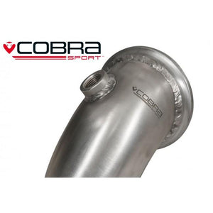 Cobra Sport Vauxhall Corsa E VXR (15-18) Front Pipe Sports Cat / De-Cat Performance Exhaust - Wayside Performance 