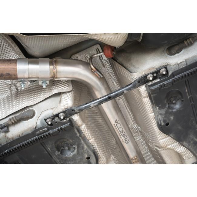 Cobra Sport VW Golf GTI (Mk7) 2.0 TSI (5G) (12-17) Resonator Delete Performance Exhaust - Wayside Performance 