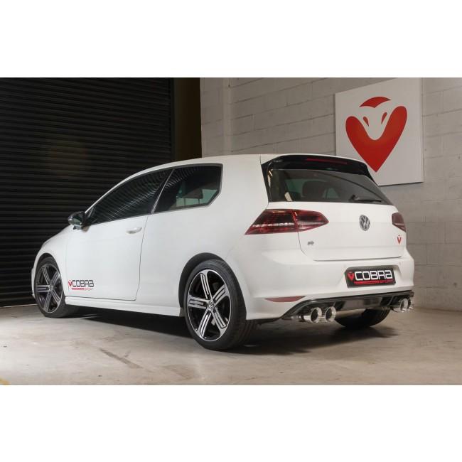 Cobra Sport VW Golf R (Mk7) 2.0 TSI (5G) (12-18) Turbo Back Performance Exhaust - Wayside Performance 