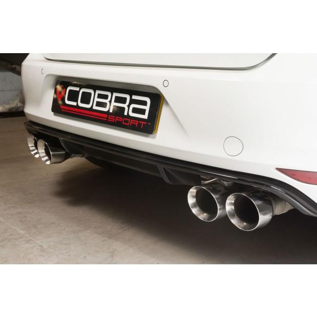 Cobra Sport VW Golf R (Mk7) 2.0 TSI (5G) (12-18) Cat Back Performance Exhaust - Wayside Performance 