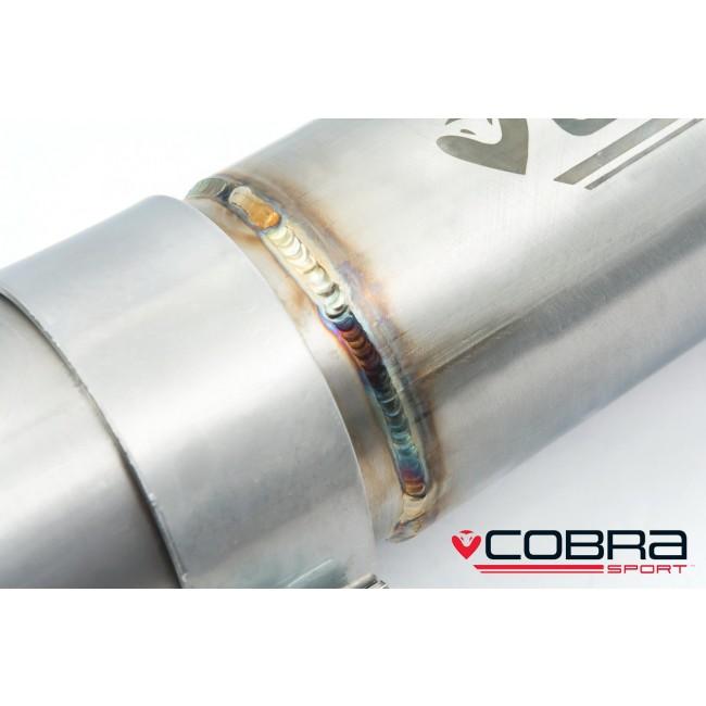 Cobra Sport VW Golf R (Mk7) 2.0 TSI (5G) (12-18) Resonator Delete Performance Exhaust - Wayside Performance 