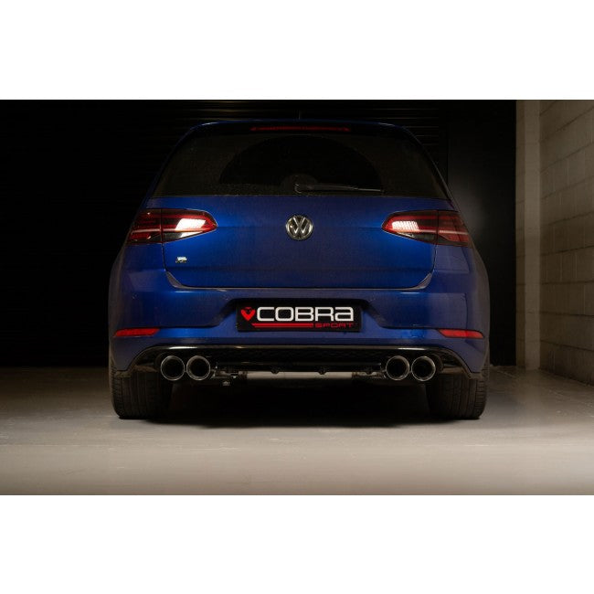 Cobra Sport VW Golf R (Mk7.5) 2.0 TSI (5G) (18-20) Cat Back Performance Exhaust - Wayside Performance 