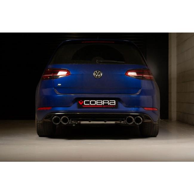 Cobra Sport VW Golf R (Mk7.5) 2.0 TSI (5G) (18-20) Turbo Back Performance Exhaust - Wayside Performance 