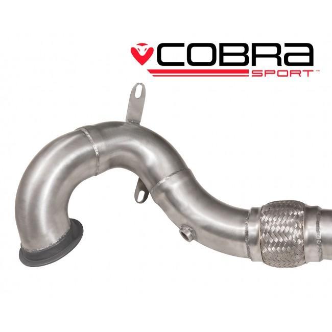 Cobra Sport VW Golf R (Mk7) 2.0 TSI (5G) (12-18) Front Downpipe Performance Exhaust - Wayside Performance 