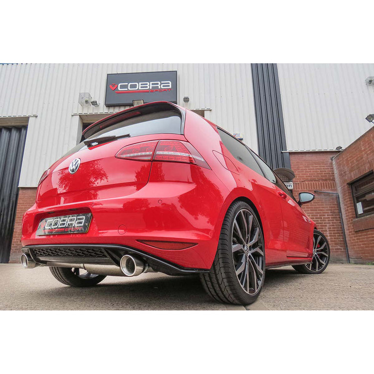 Cobra Sport VW Golf GTI (MK7) 2.0 TSI (5G) (12-17) Cat Back Performance Exhaust - Wayside Performance 