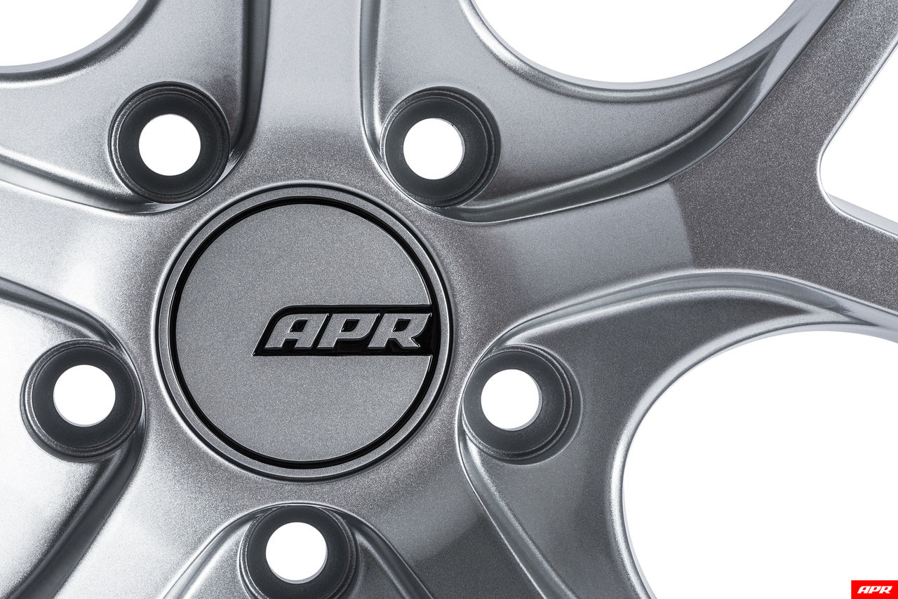 APR Flow Formed Alloy Wheel 19x8.5 5x112 - Hyper Silver - Wayside Performance 