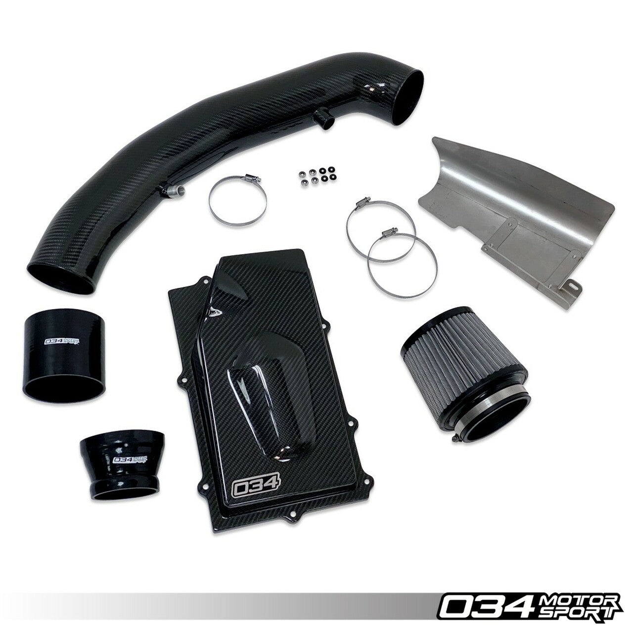 034Motorsport X34 Carbon Fibre Closed Top 4" Cold Air Intake - TT RS (8S) RS3 (8V Facelift) EVO - Wayside Performance 